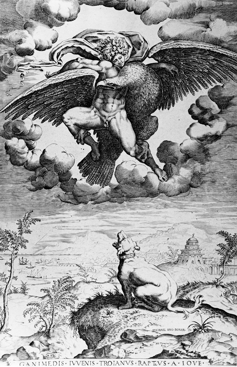 The Abduction of Ganymede by Michelangelo Buonarroti