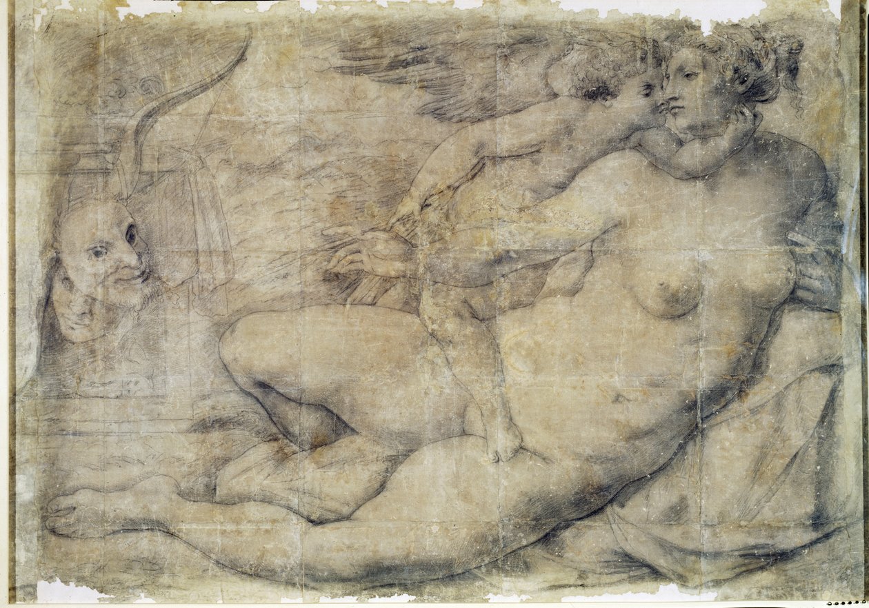 Venus with Cupid by Michelangelo Buonarroti
