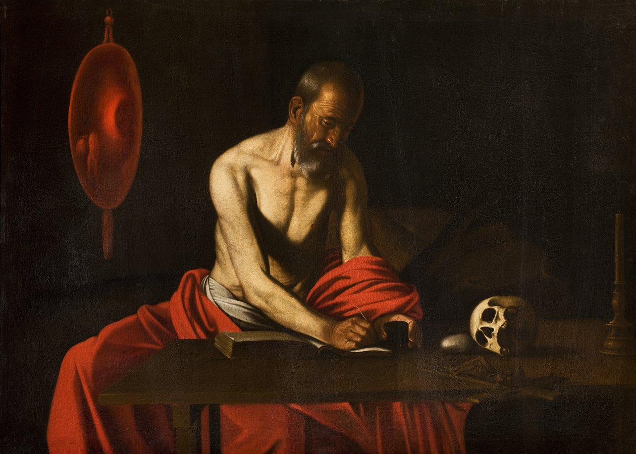 Saint Jerome by Michelangelo Merisi Caravaggio
