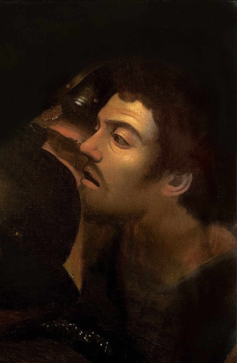 The Taking of Christ (detail) by Michelangelo Merisi Caravaggio