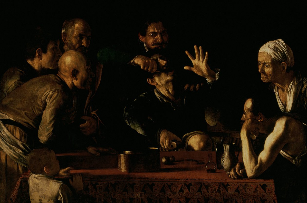 The Tooth Extraction by Michelangelo Merisi Caravaggio