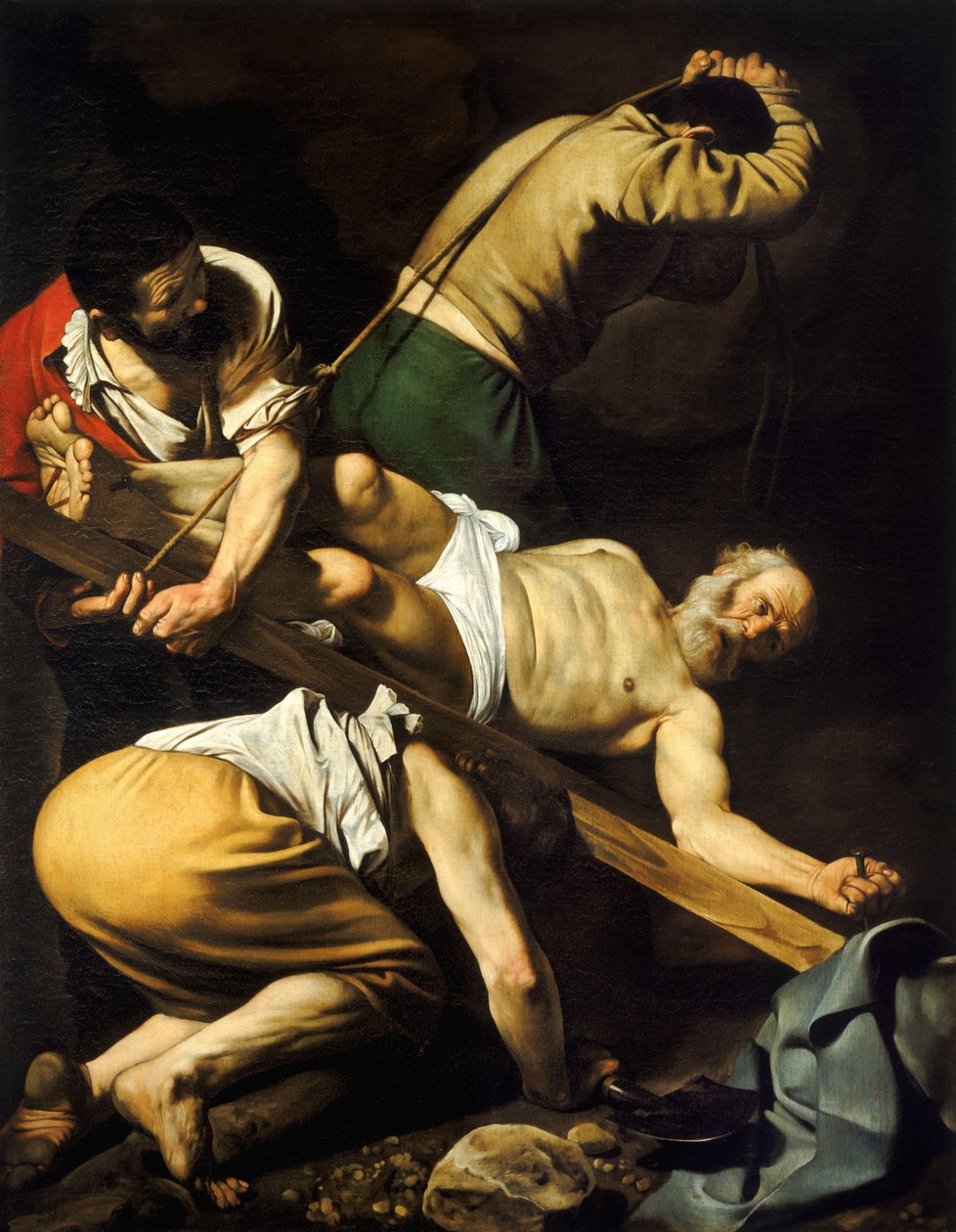 Crucifixion of Saint Peter by Michelangelo Merisi Caravaggio
