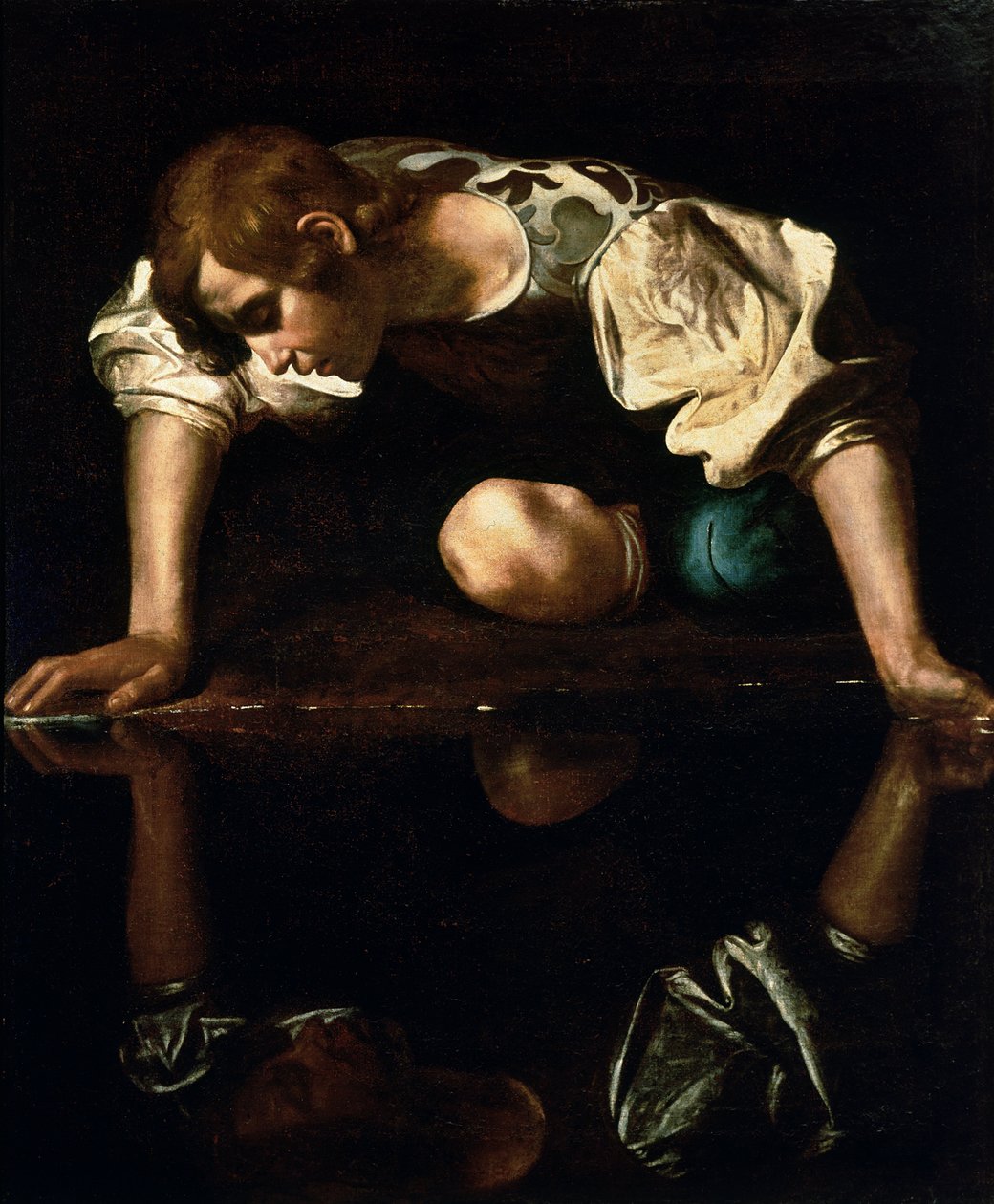 Narcissus by Michelangelo Merisi Caravaggio