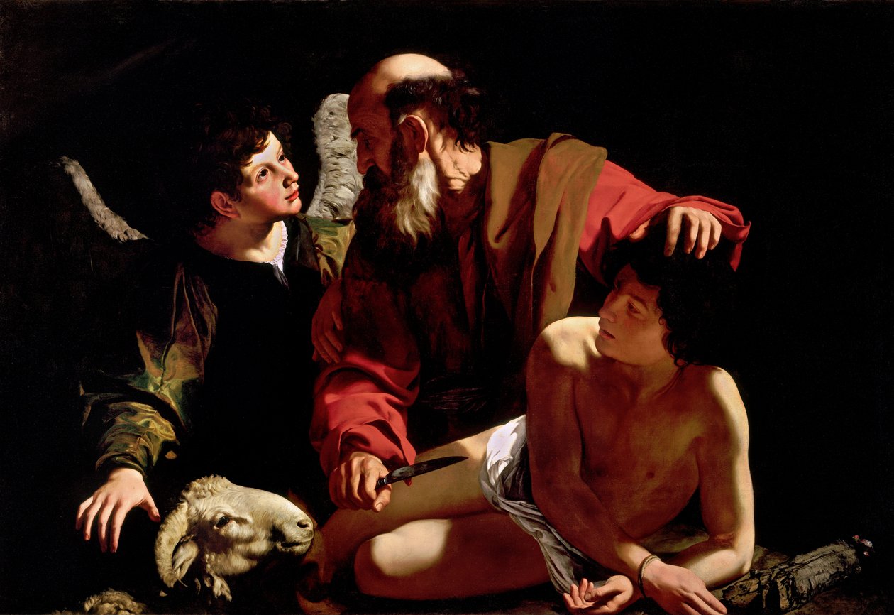 Sacrifice of Isaac by Michelangelo Merisi Caravaggio