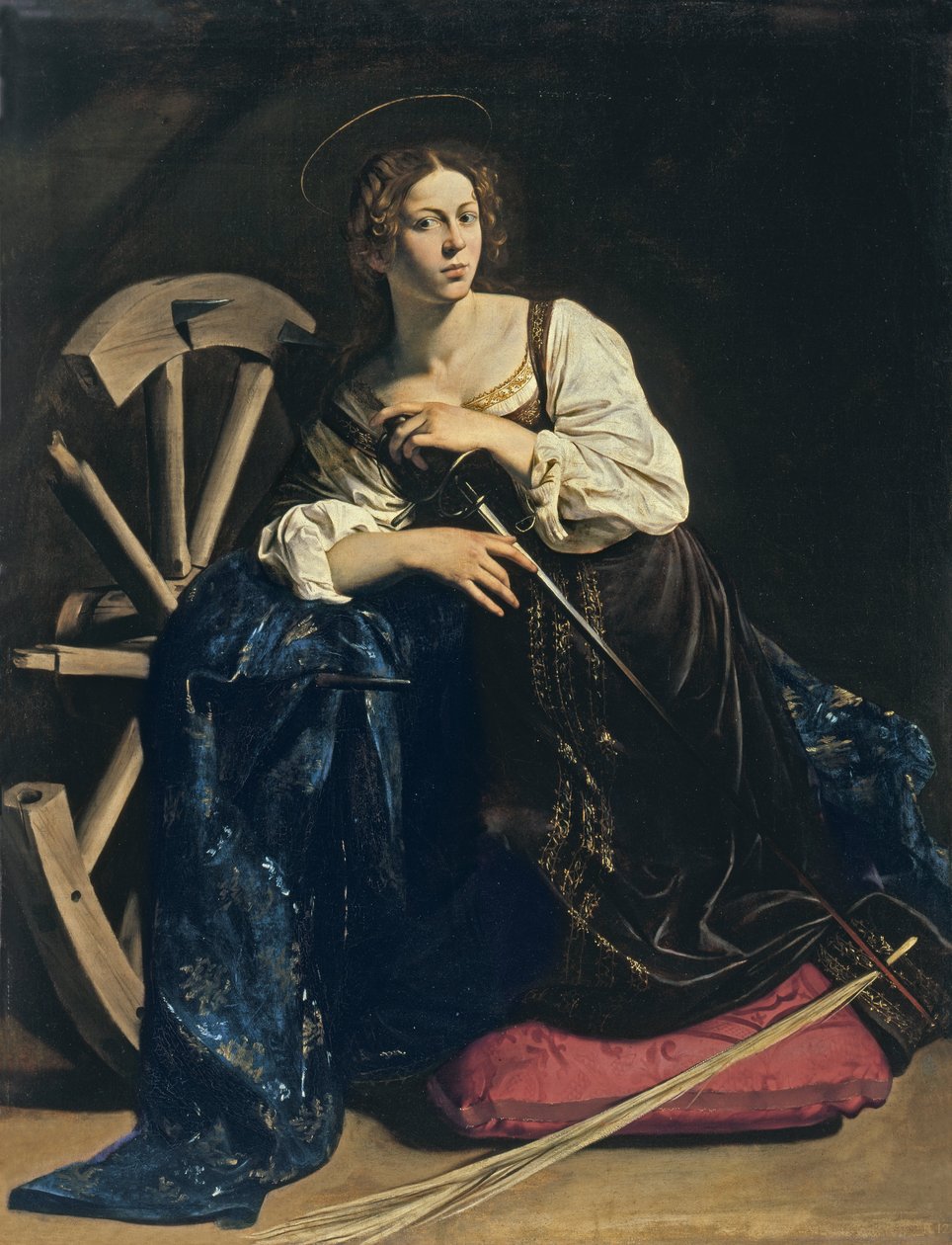 Saint Catherine of Alexandria by Michelangelo Merisi Caravaggio