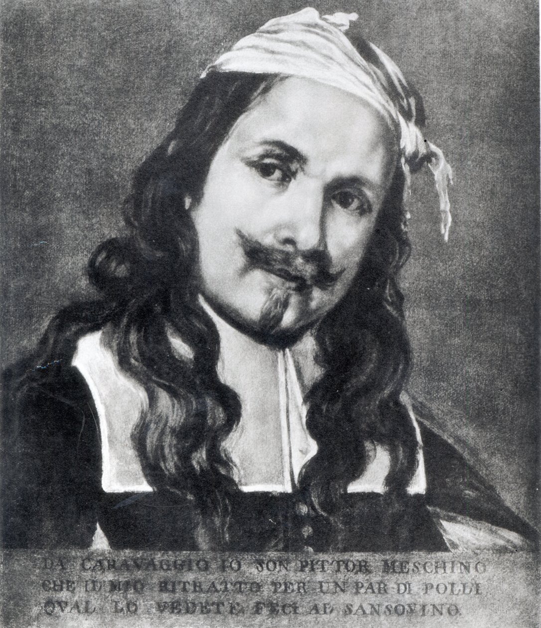 Self-portrait by Michelangelo Merisi Caravaggio