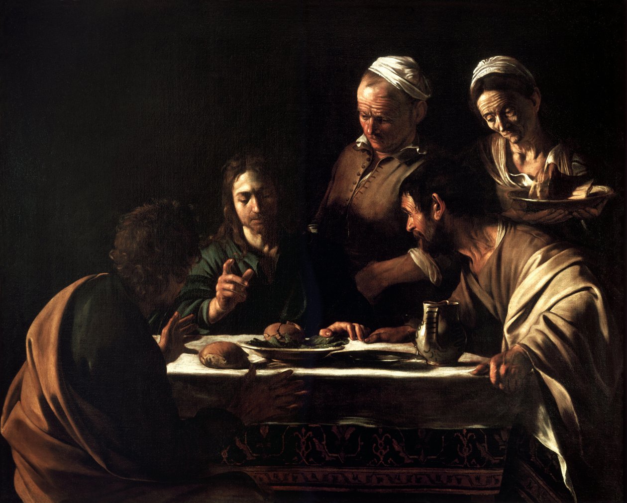 Supper at Emmaus by Michelangelo Merisi Caravaggio