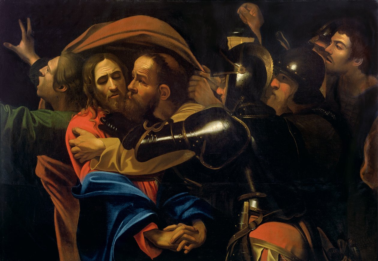The Taking of Christ by Michelangelo Merisi Caravaggio