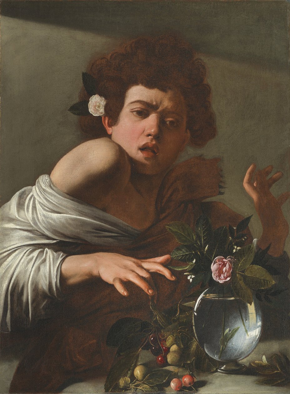 Boy Bitten by a Lizard by Michelangelo Merisi Caravaggio