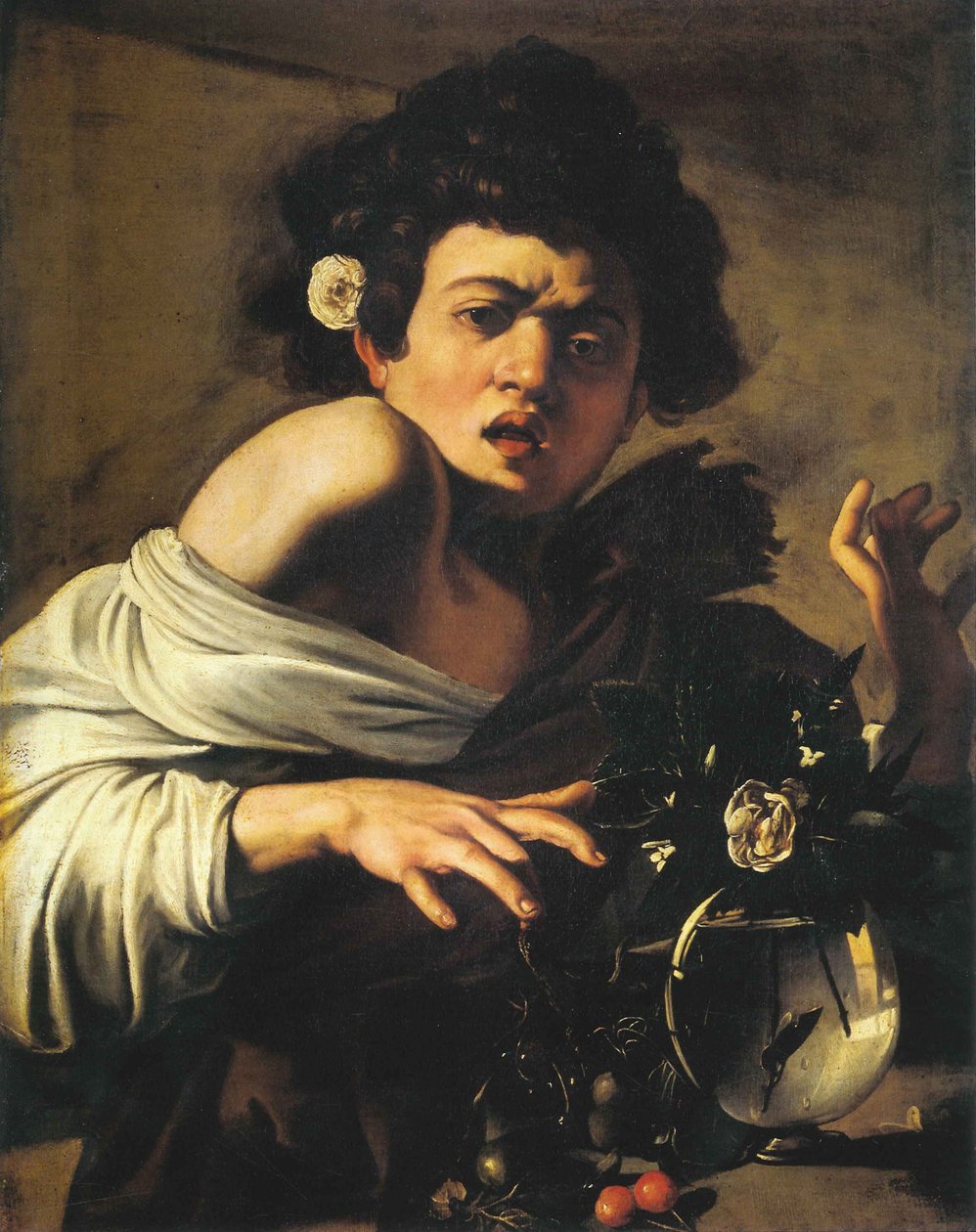 Boy Bitten by a Lizard by Michelangelo Merisi Caravaggio