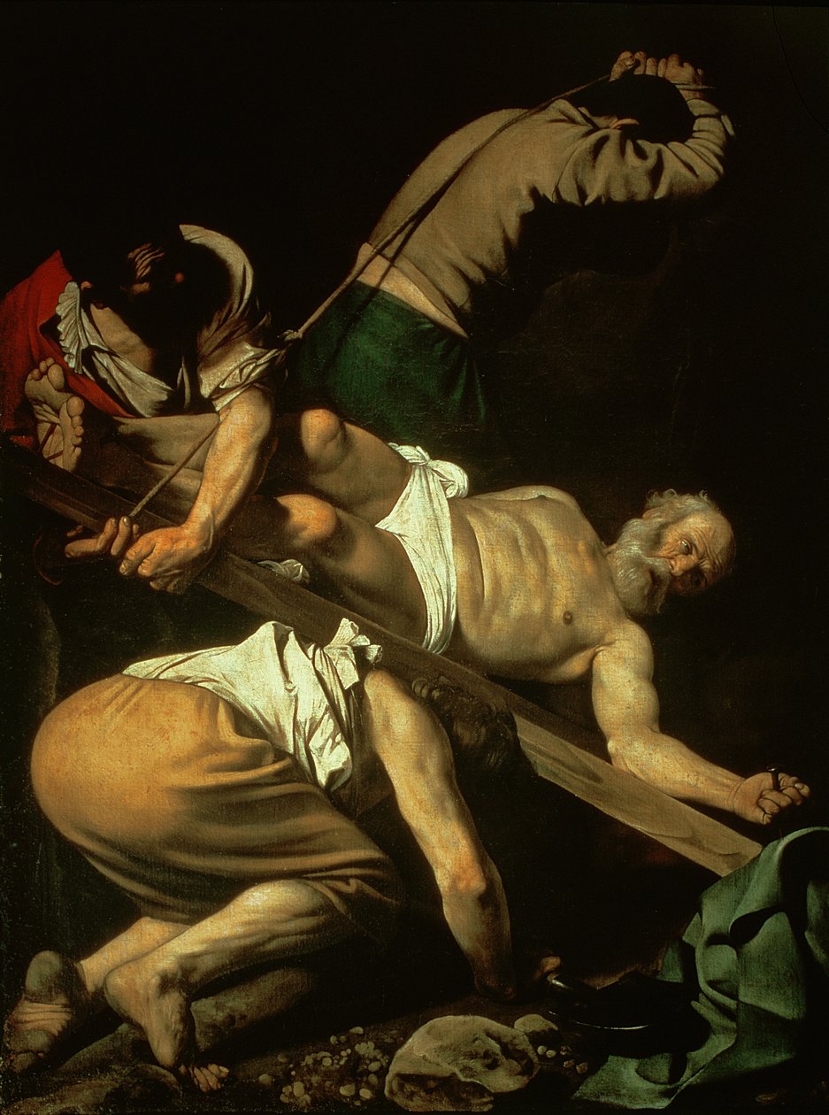 The Crucifixion of St. Peter by Michelangelo Merisi Caravaggio