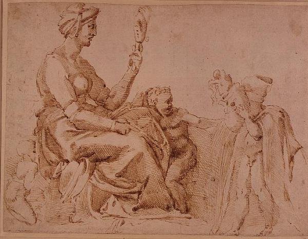 Study of Vanity by Michelangelo Buonarroti