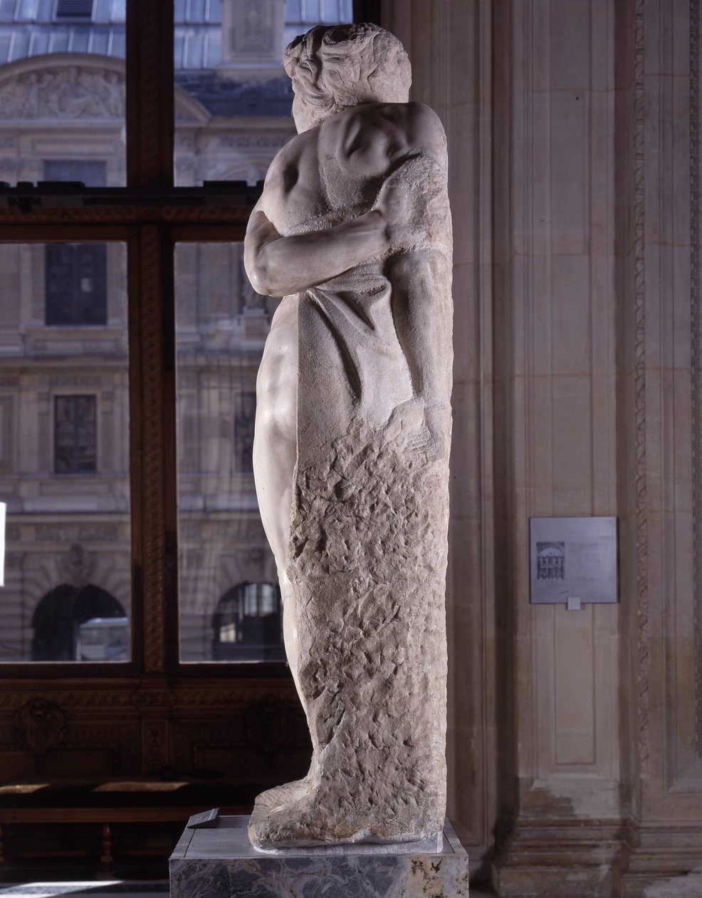 Captive, known as The Rebel Slave by Michelangelo Buonarroti