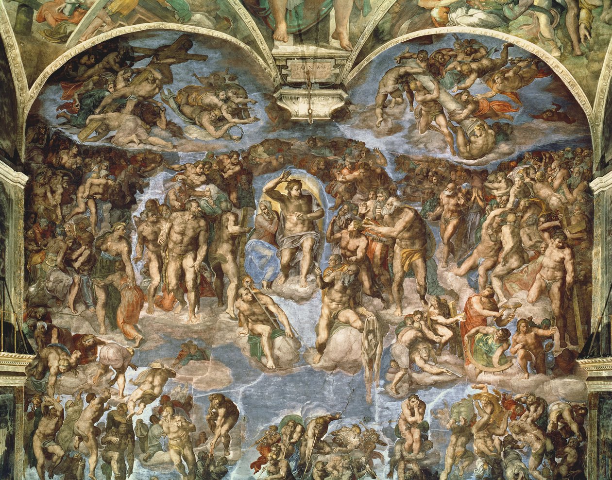 Last Judgement, from the Sistine Chapel by Michelangelo Buonarroti