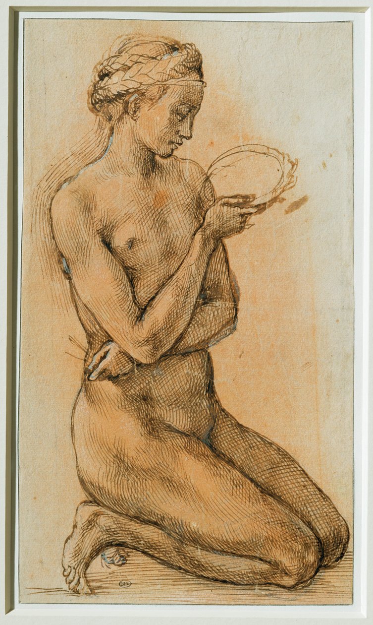 Mary Magdalene Contemplating the Crown of Thorns by Michelangelo Buonarroti