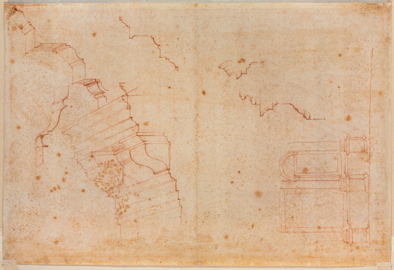 Studies from Roman Monuments by Michelangelo Buonarroti