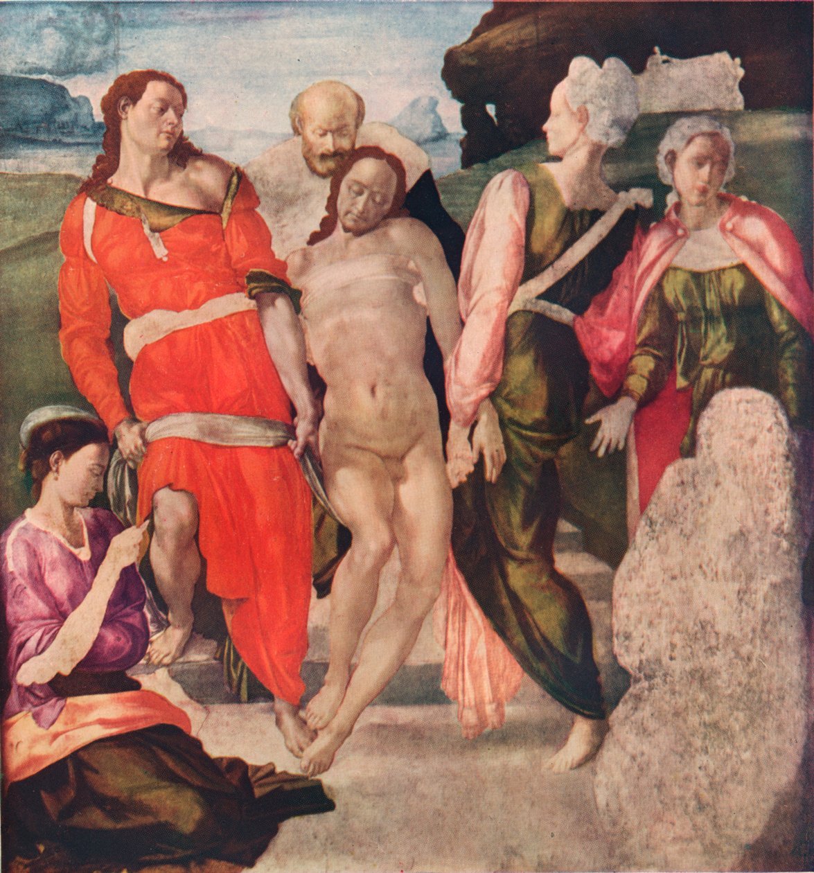 The Entombment by Michelangelo Buonarroti