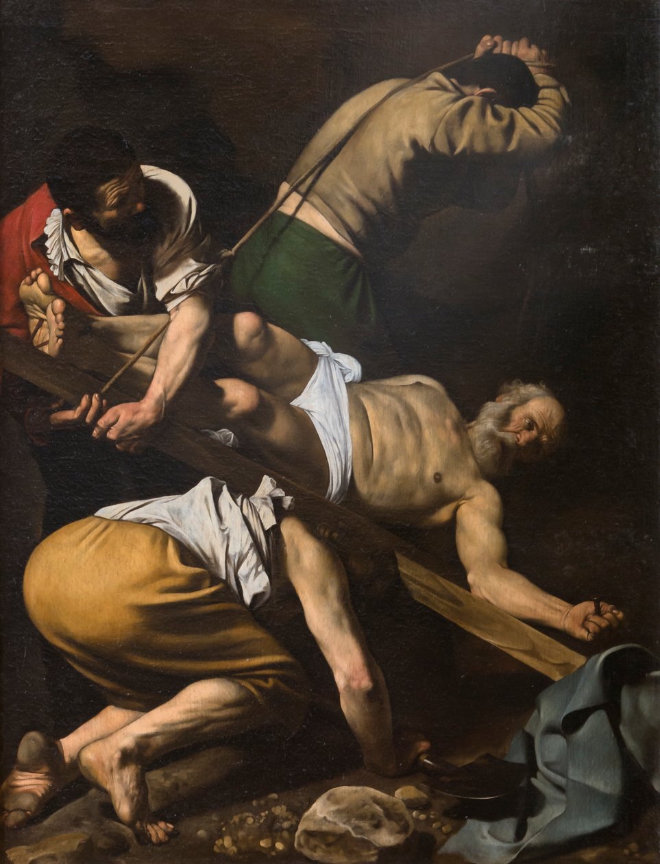 Crucifixion of St Peter by Michelangelo Merisi da Caravaggio