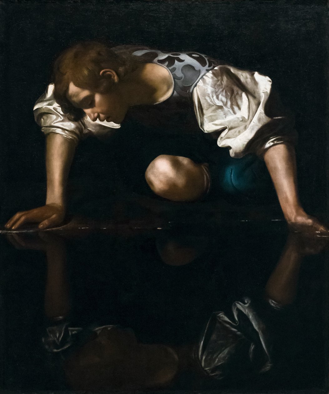 Narcissus by Michelangelo Merisi da Caravaggio