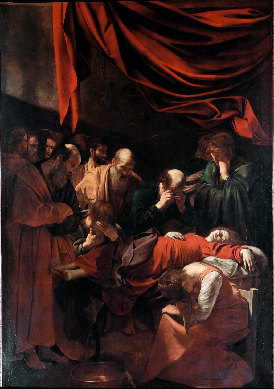 The Death of the Virgin by Michelangelo Merisi da Caravaggio
