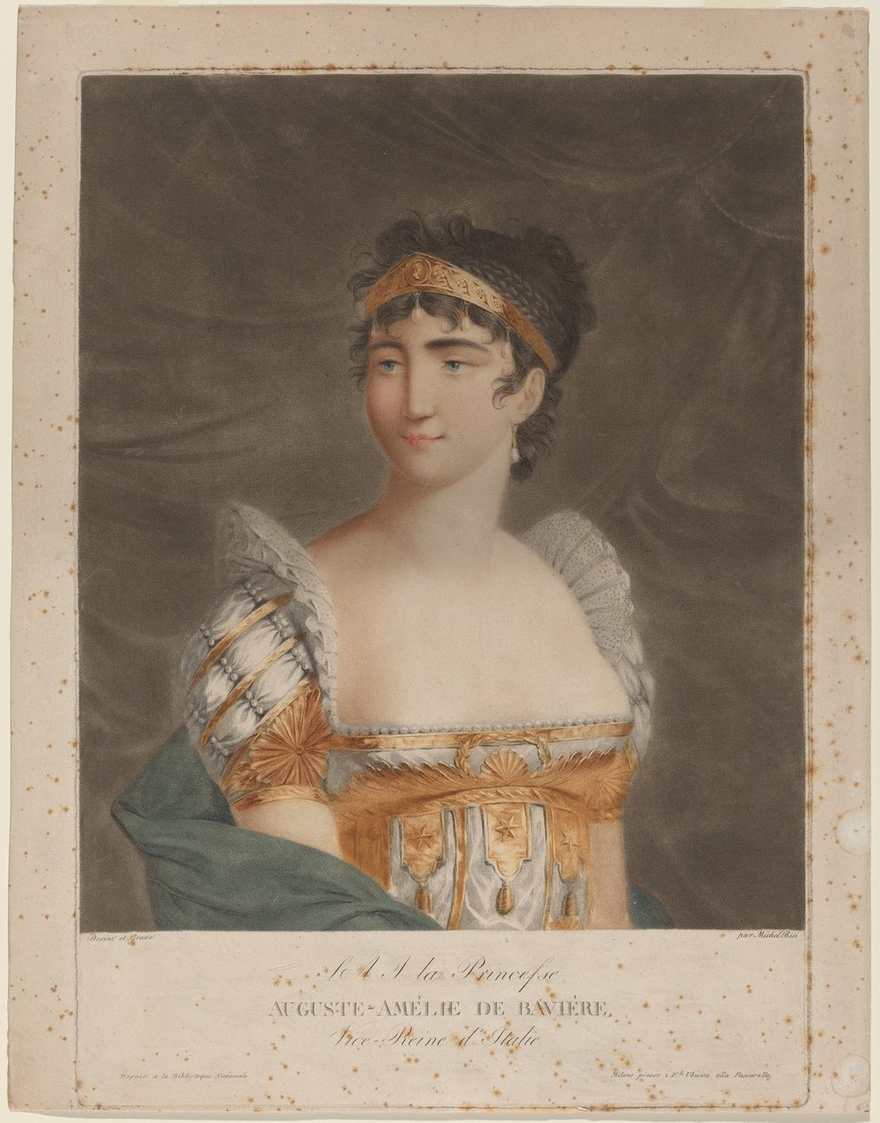 Princess Auguste Amelie of Bavaria by Michele Bisi