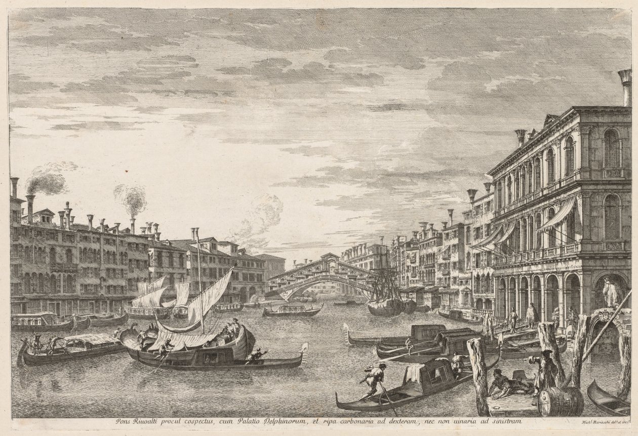 Views of Venice: Rialto by Michele Marieschi