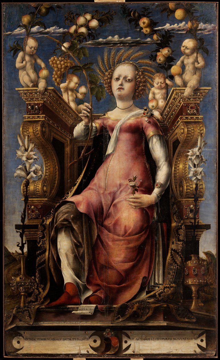 The Muse Thalia by Michele Pannonio