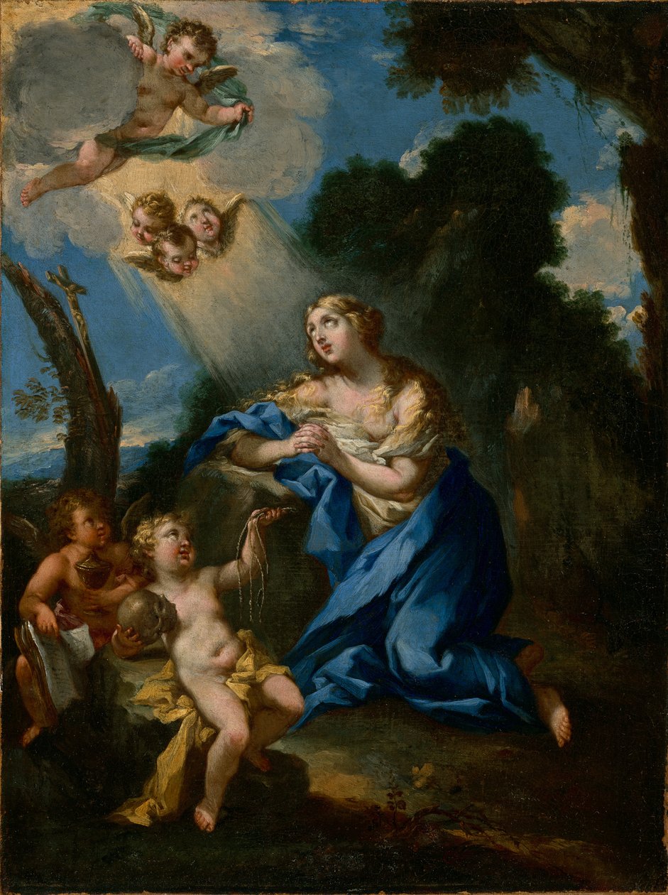 Penitent Magdalene by Michele Rocca