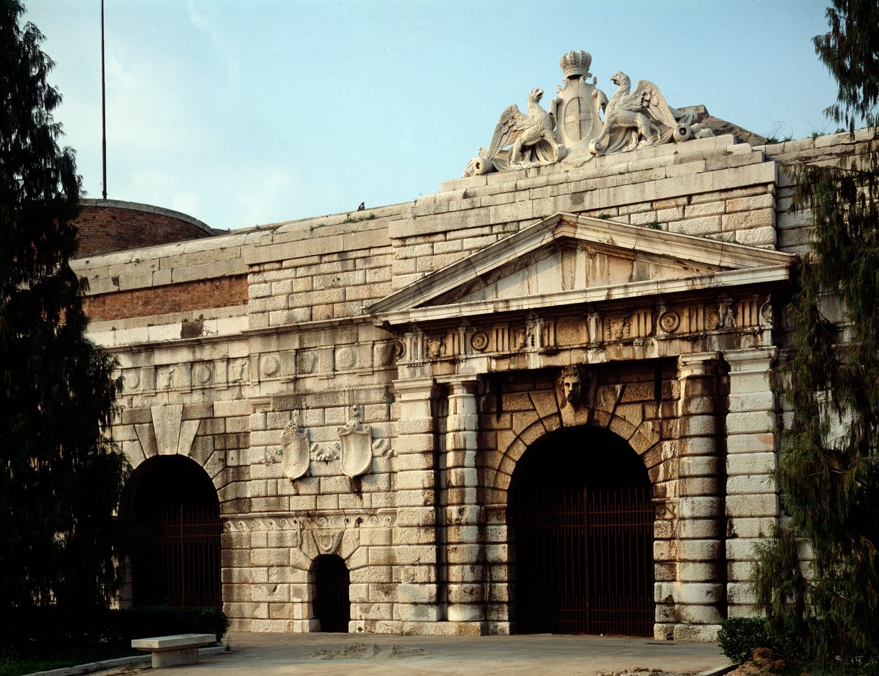 View of Porta Nuova by Michele Sanmicheli
