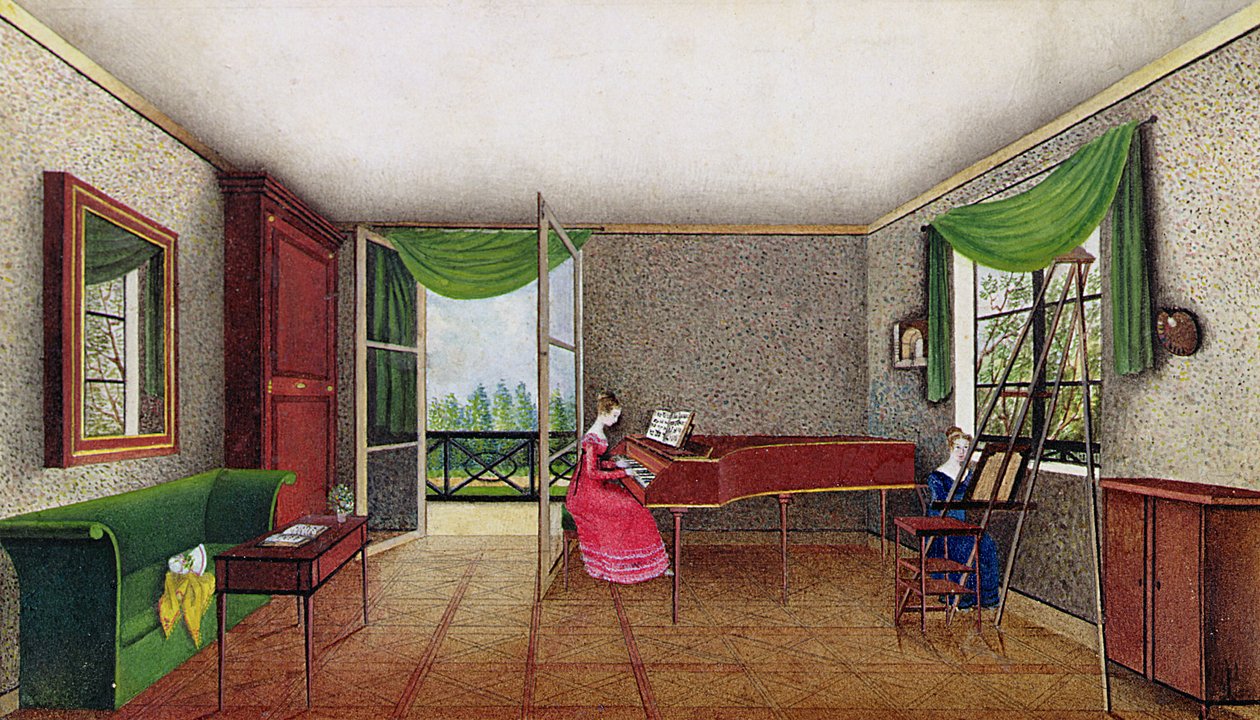 A Russian Interior by Micheline Blenarska