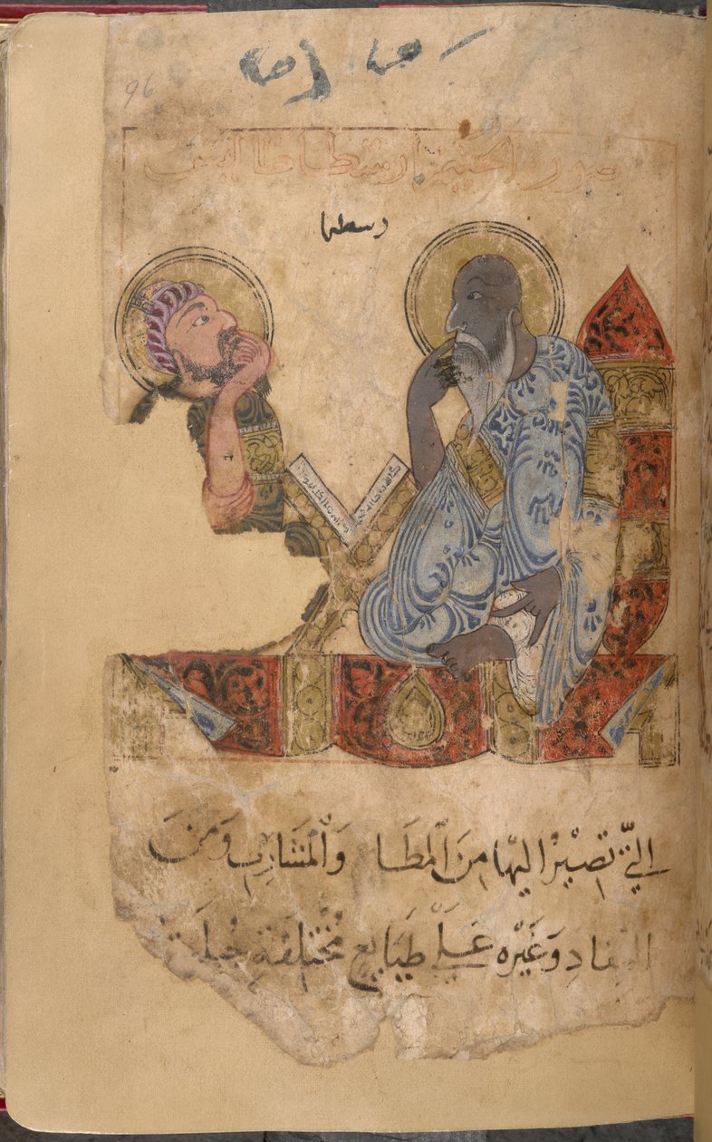 The Sage Aristotle and a Pupil by Middle Eastern School