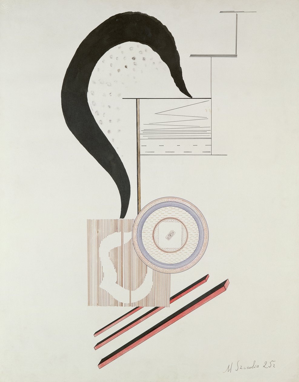 Constructivist Composition, 1925 by Mieczyslaw Szczuka