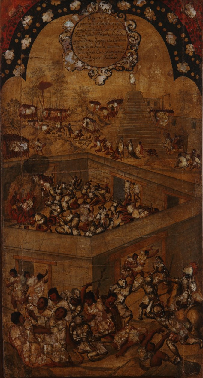 The Conquest of Mexico. Plate VII by Miguel Gonzales