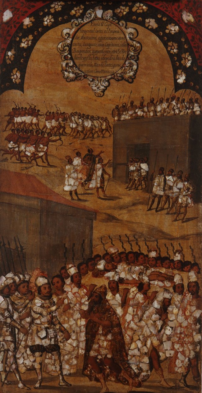 The Conquest of Mexico. Plate XVII by Miguel Gonzales