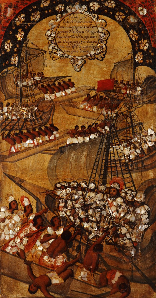 The Conquest of Mexico. Plate XXII by Miguel Gonzales