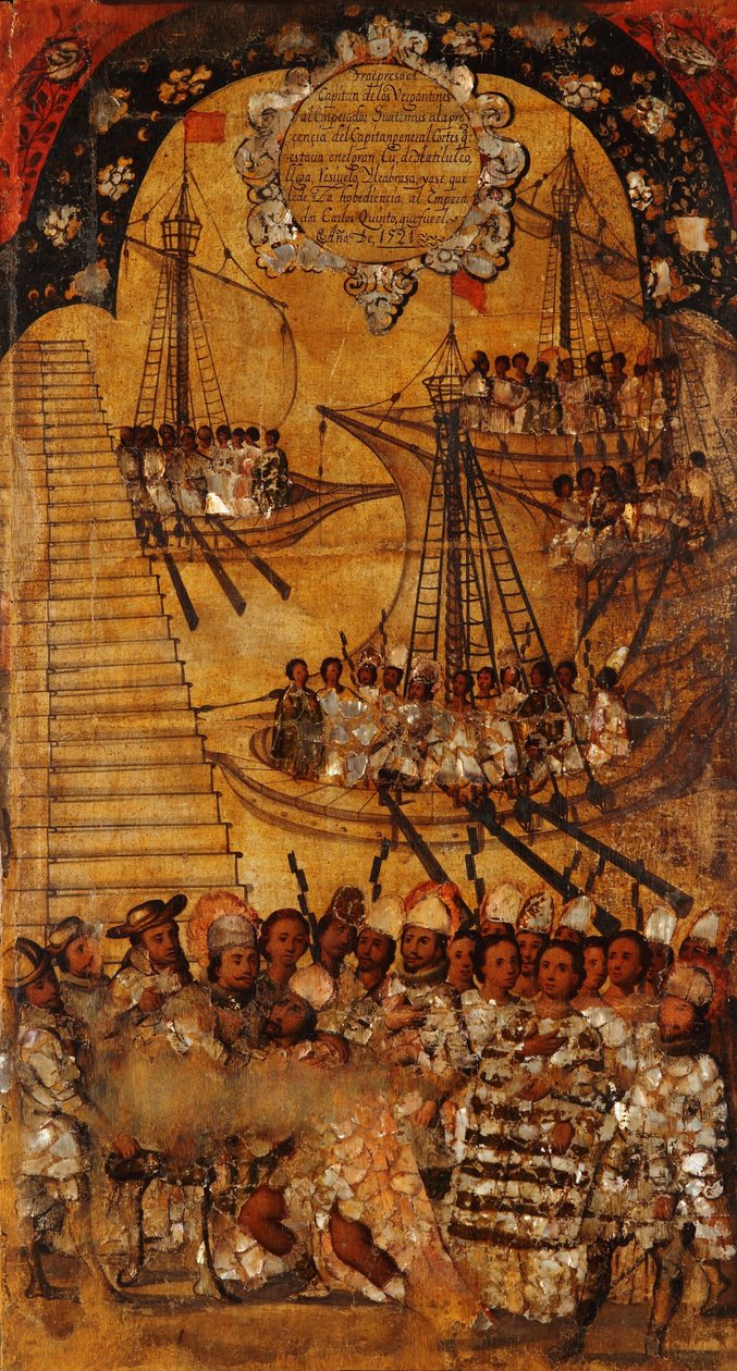 The Conquest of Mexico. Plate XXIV by Miguel Gonzales