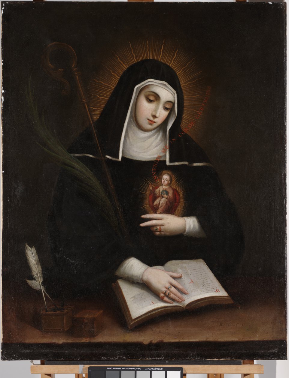 Saint Gertrude by Miguel Cabrera