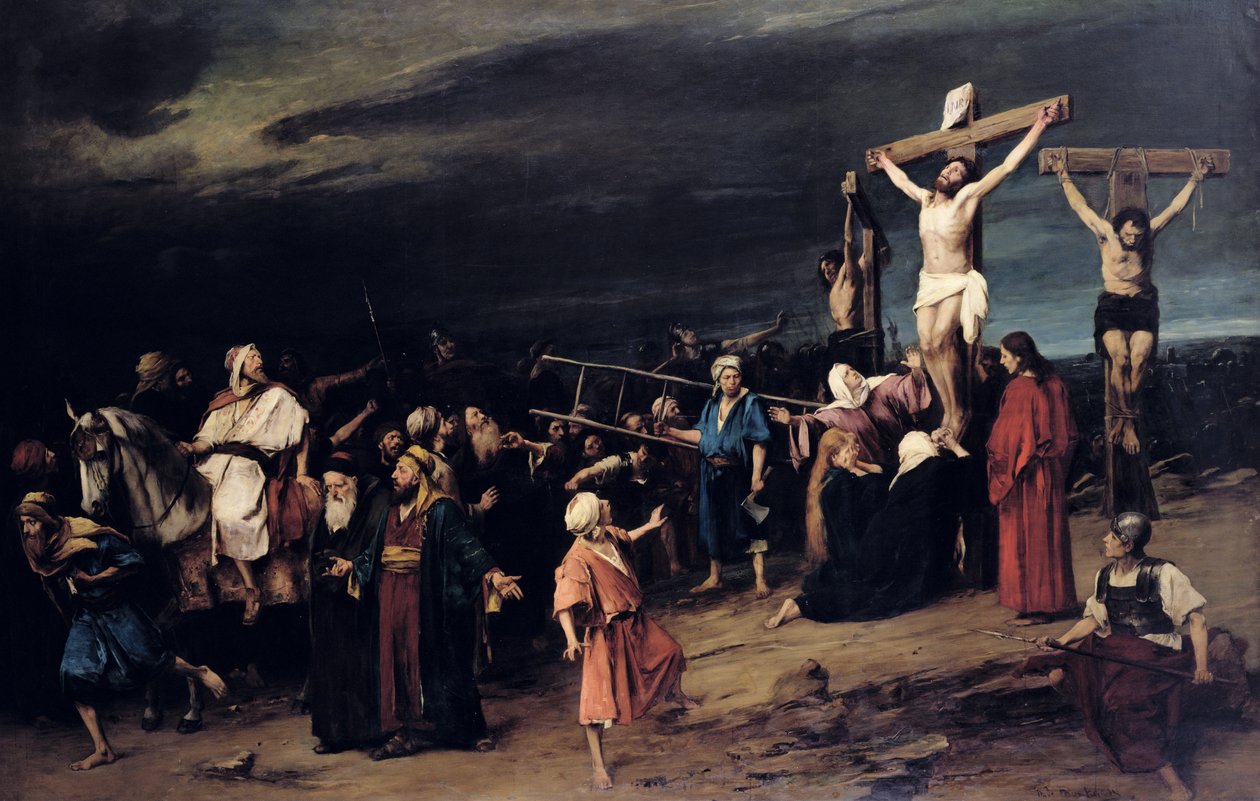 Christ on the Cross by Mihály Munkácsy