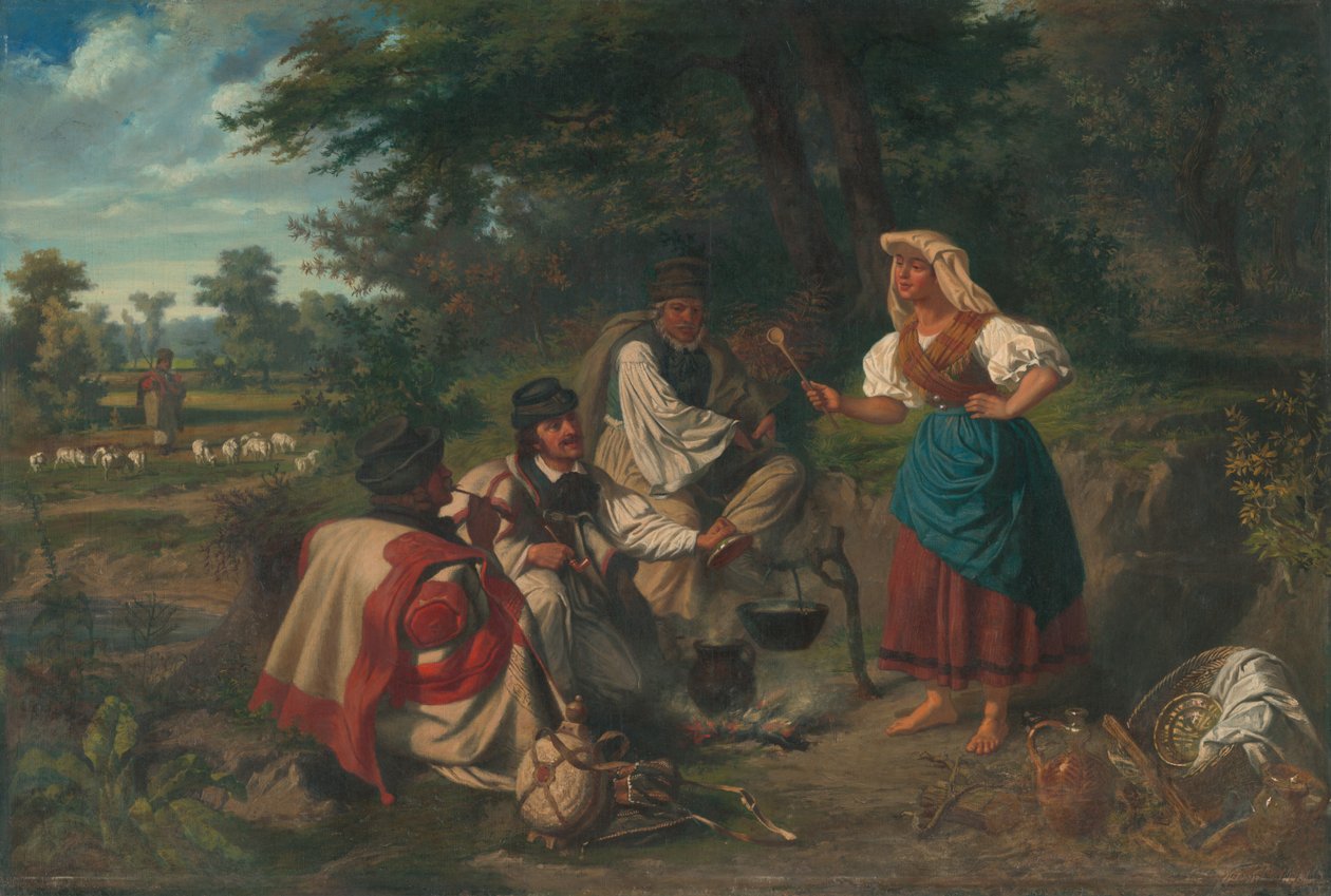 Lunch in Nature by Mihály Szemlér