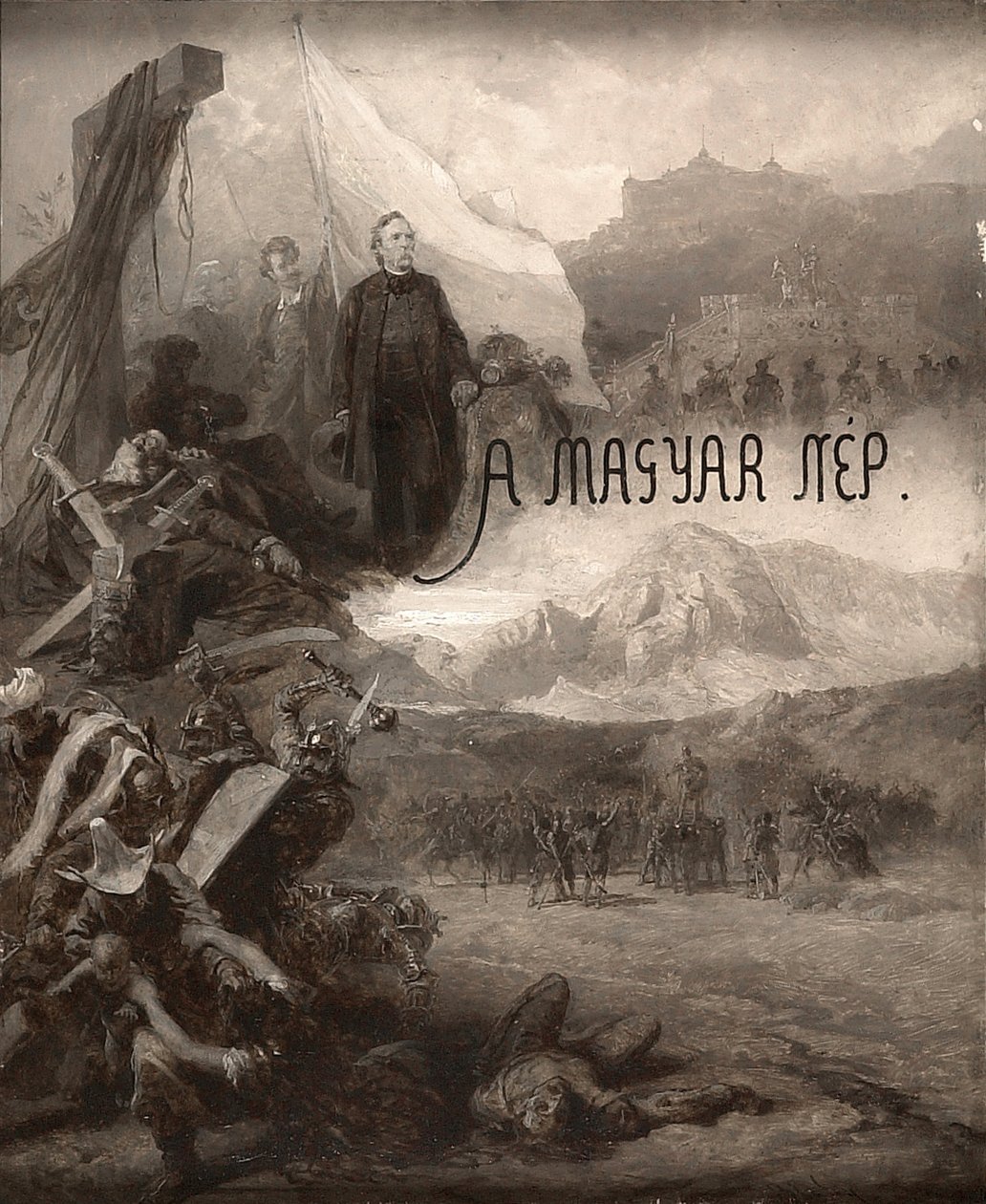 The Hungarian Nation by Mihaly von Zichy