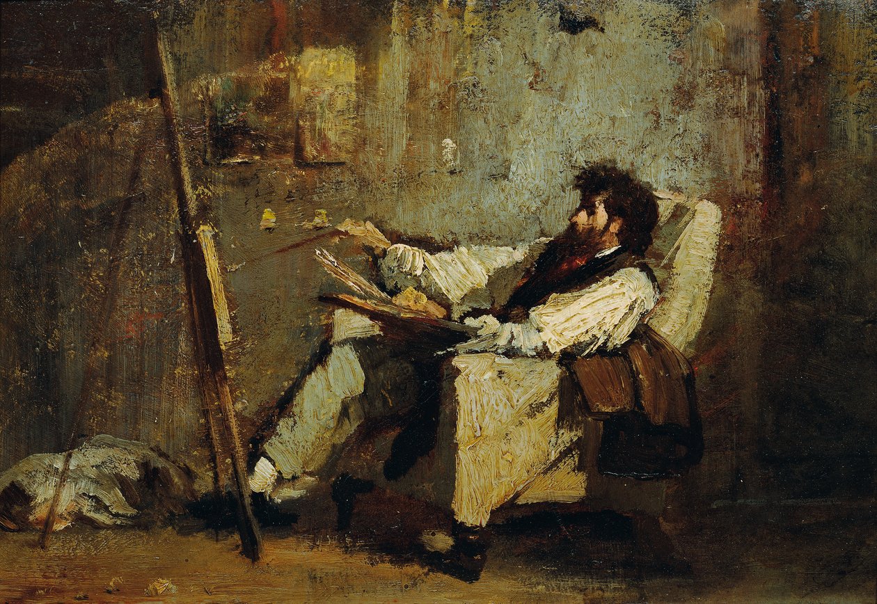 Self-Portrait by Mihály von Munkácsy