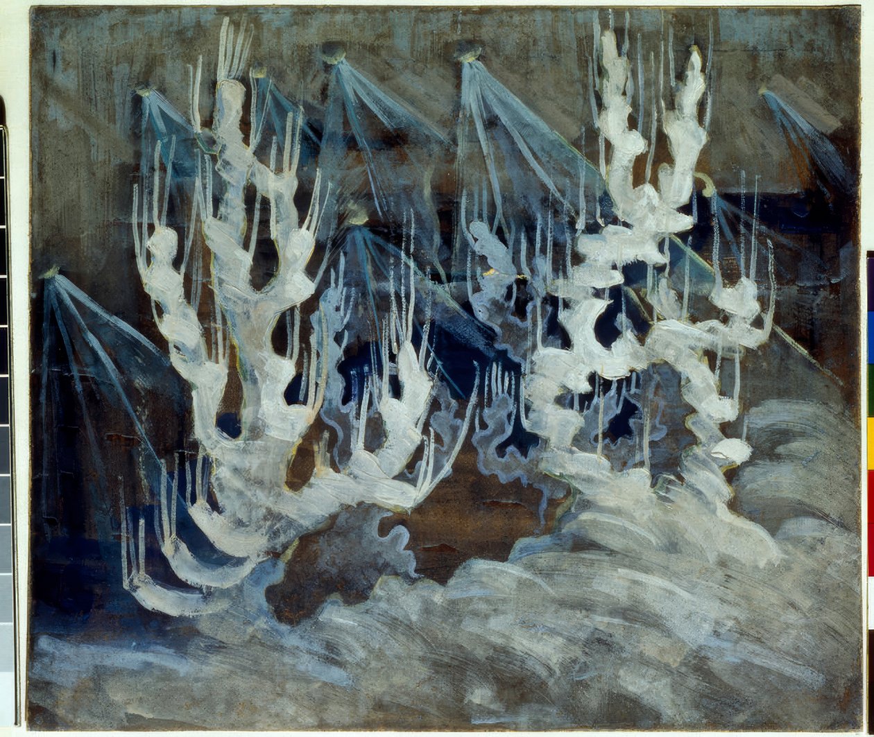 Winter (II) by Mikalojus Ciurlionis