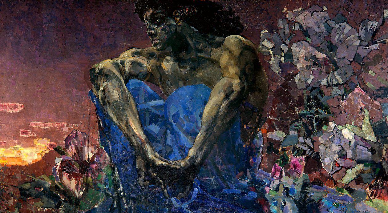 Demon (Sitting) by Mikhail Aleksandrovich Vrubel