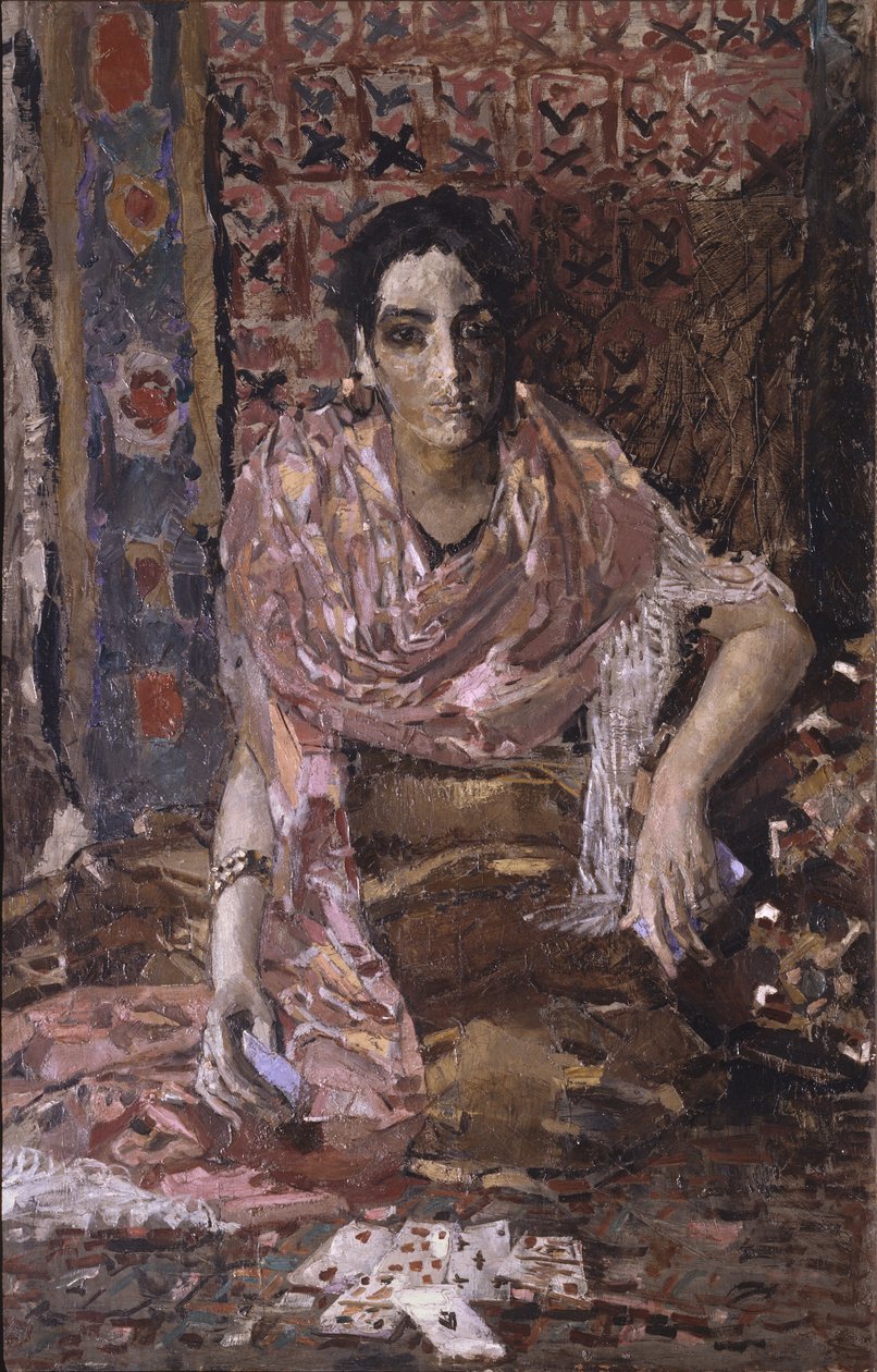 Fortune-teller by Mikhail Aleksandrovich Vrubel