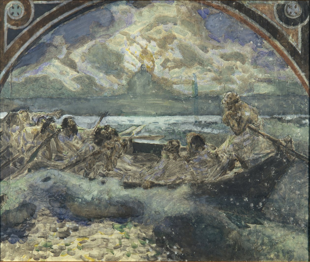 Jesus Walks on Water by Mikhail Aleksandrovich Vrubel