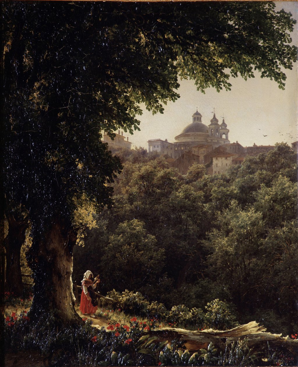 Ariccia near Rome by Mikhail Ivanovich Lebedev