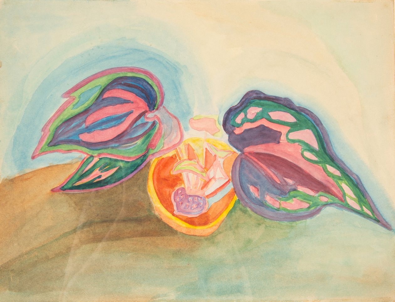 Still Life with Plant by Mikhail Vasilyevich Matyushin