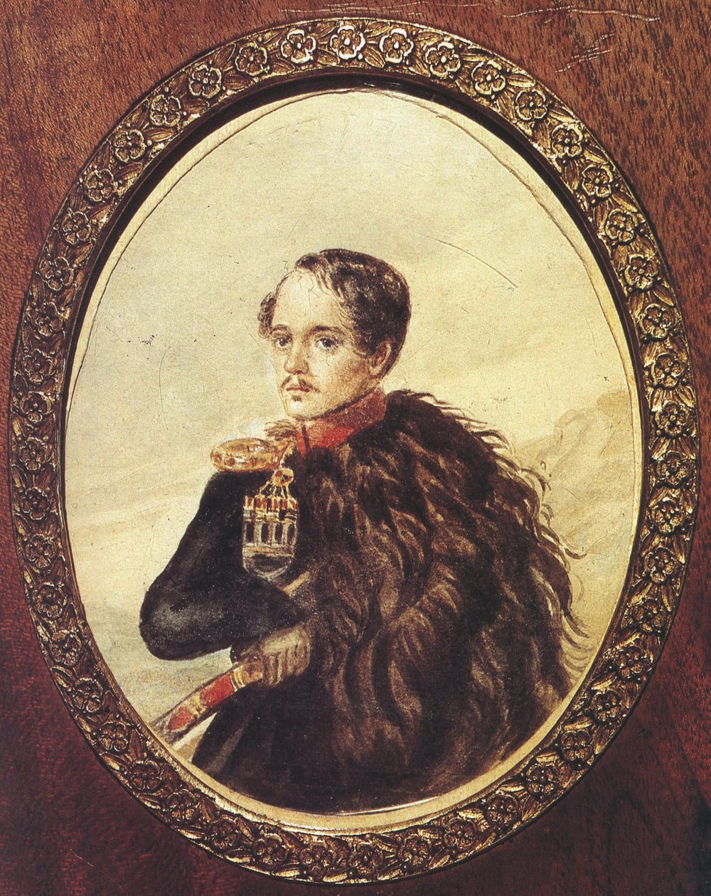 Self-Portrait by Mikhail Yuryevich Lermontov