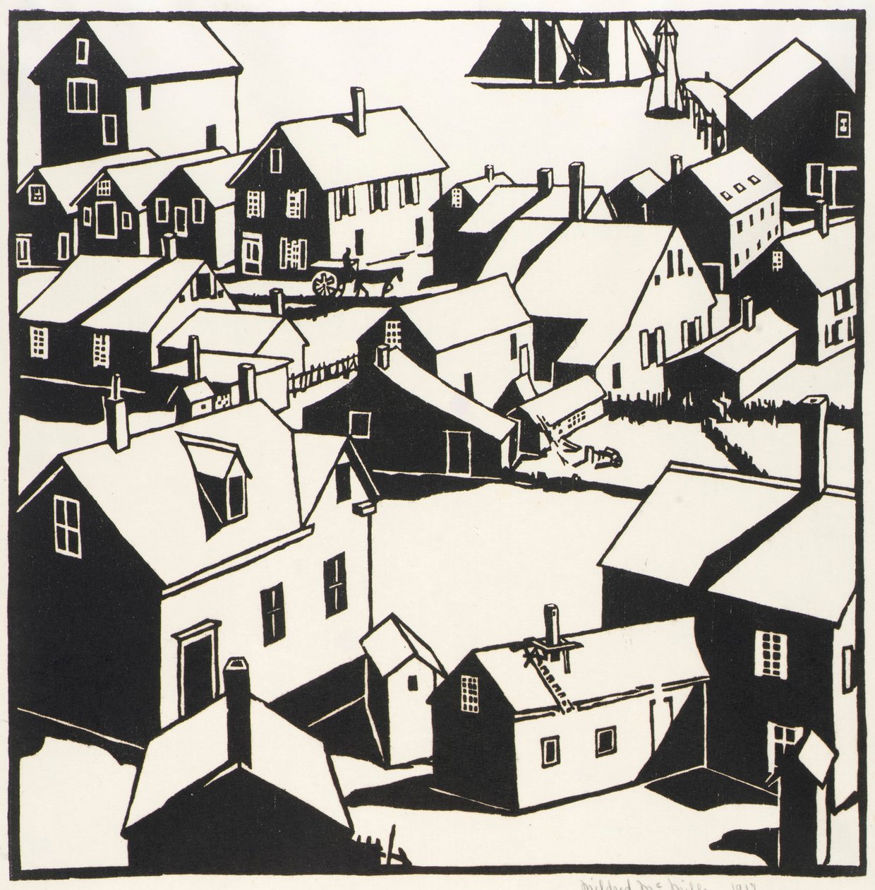 The Town by Mildred McMillen