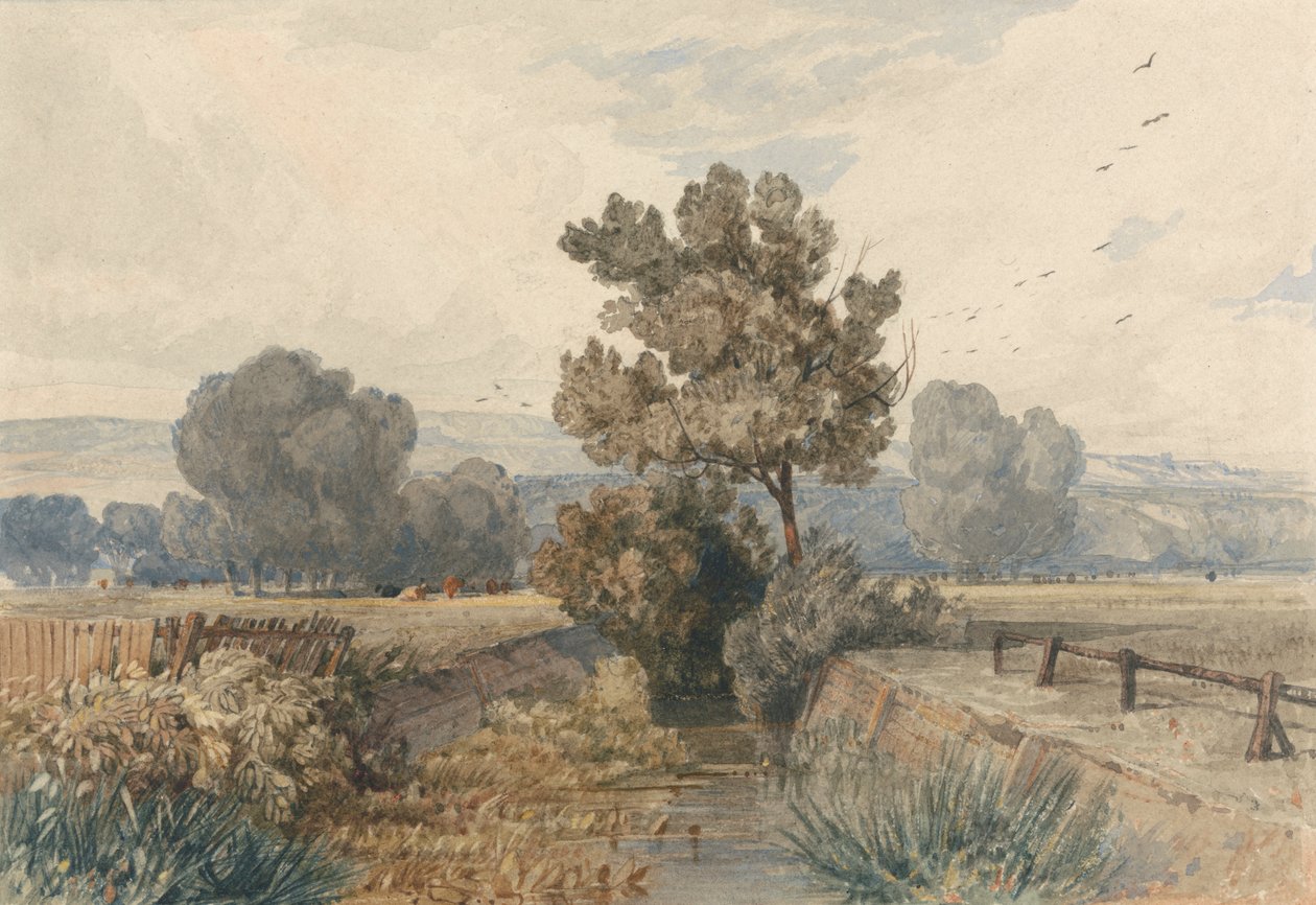Scene at Elmham, Norfolk by Miles Edmund Cotman